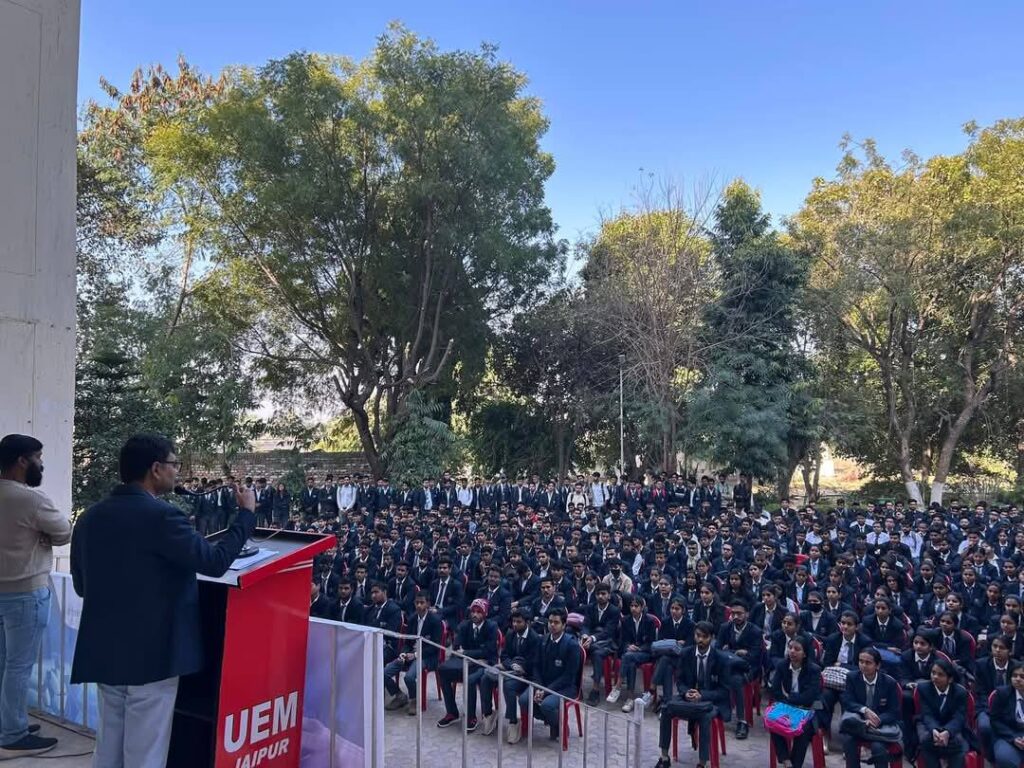 We at UEM Jaipur take immense joy in witnessing the enthusiasm and energy of our students every morning.