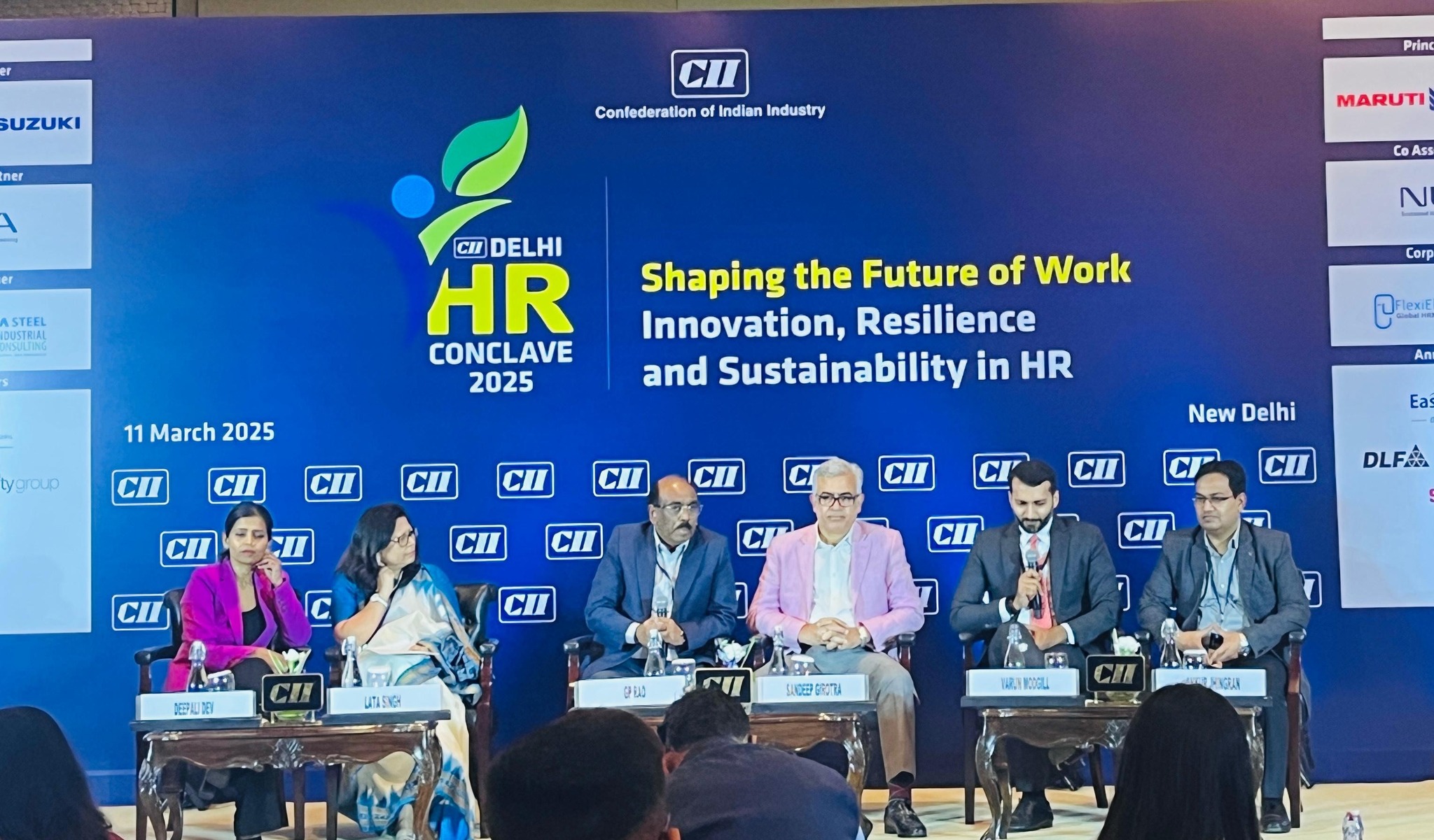 The University of Engineering and Management (UEM), Jaipur – IEM UEM Group actively participated in the CII Delhi HR Conclave 2025: "Shaping the Future of Work – Innovation, Resilience, and Sustainability" held at Hotel Le Meridien, New Delhi, on March 11, 2025.
