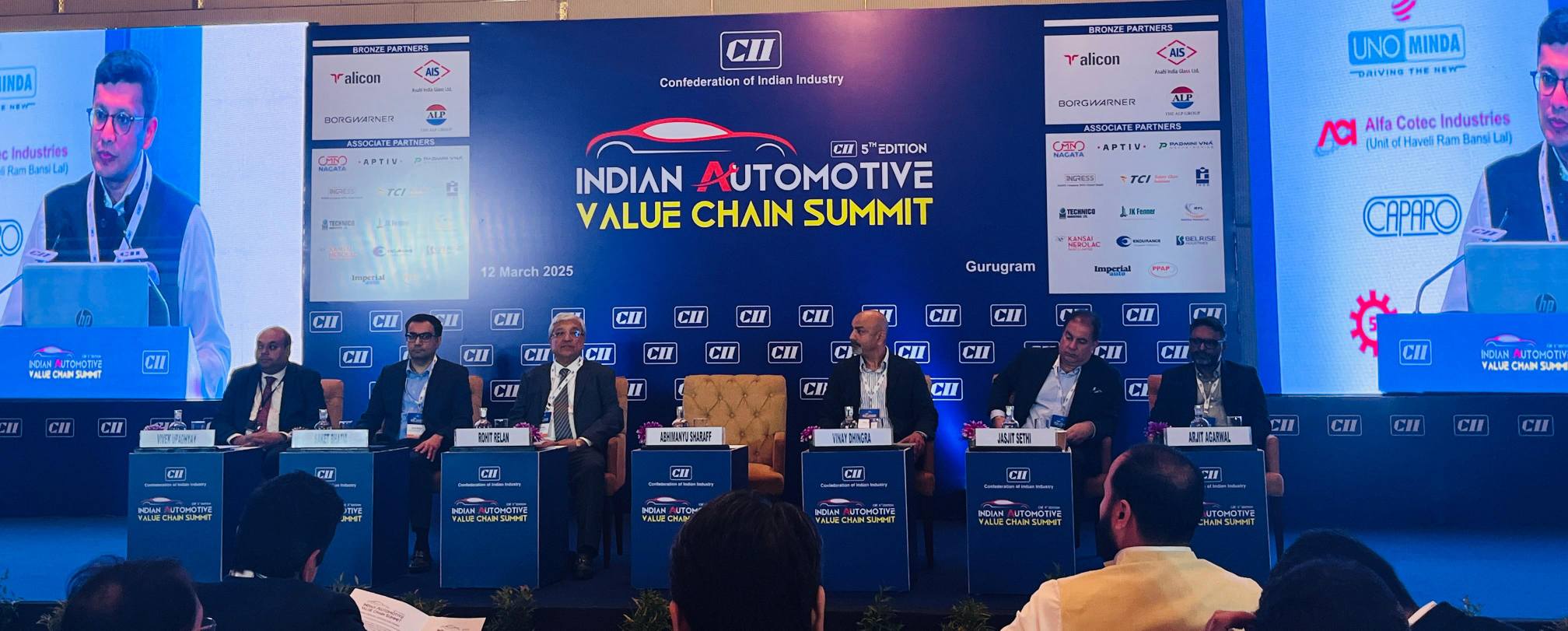 The University of Engineering & Management (UEM), Jaipur - IEM UEM Group proudly participated in the CII Indian Automotive Value Chain Summit held at Hotel Taj City Centre, Gurugram, on 12th March 2025.