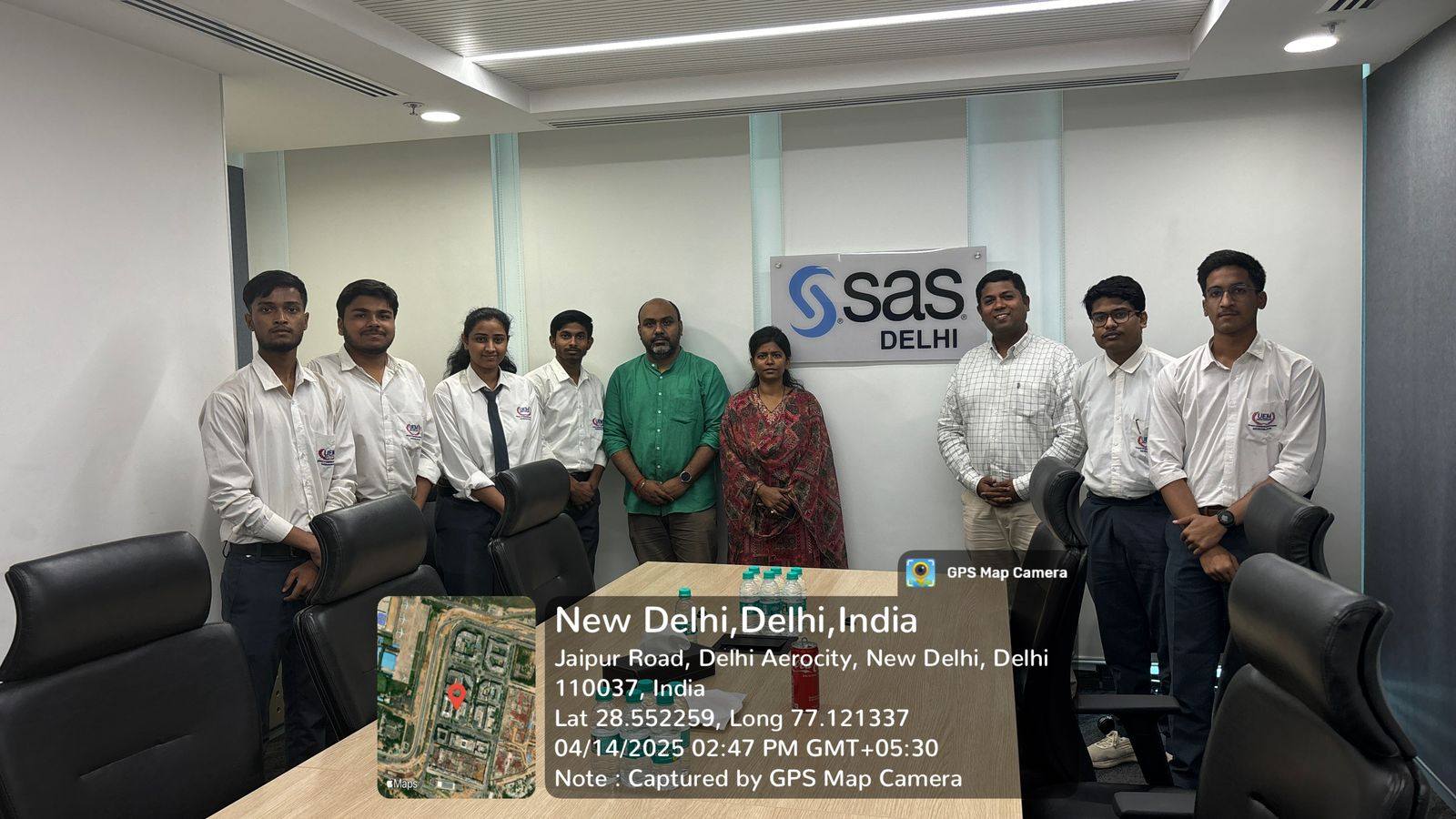 The Department of Computer Science and Engineering, University of Engineering & Management (UEM), Jaipur is proud to share the successful completion of an Industrial Visit to the SAS Delhi office by our students enrolled in the SAS Collaboration Program.