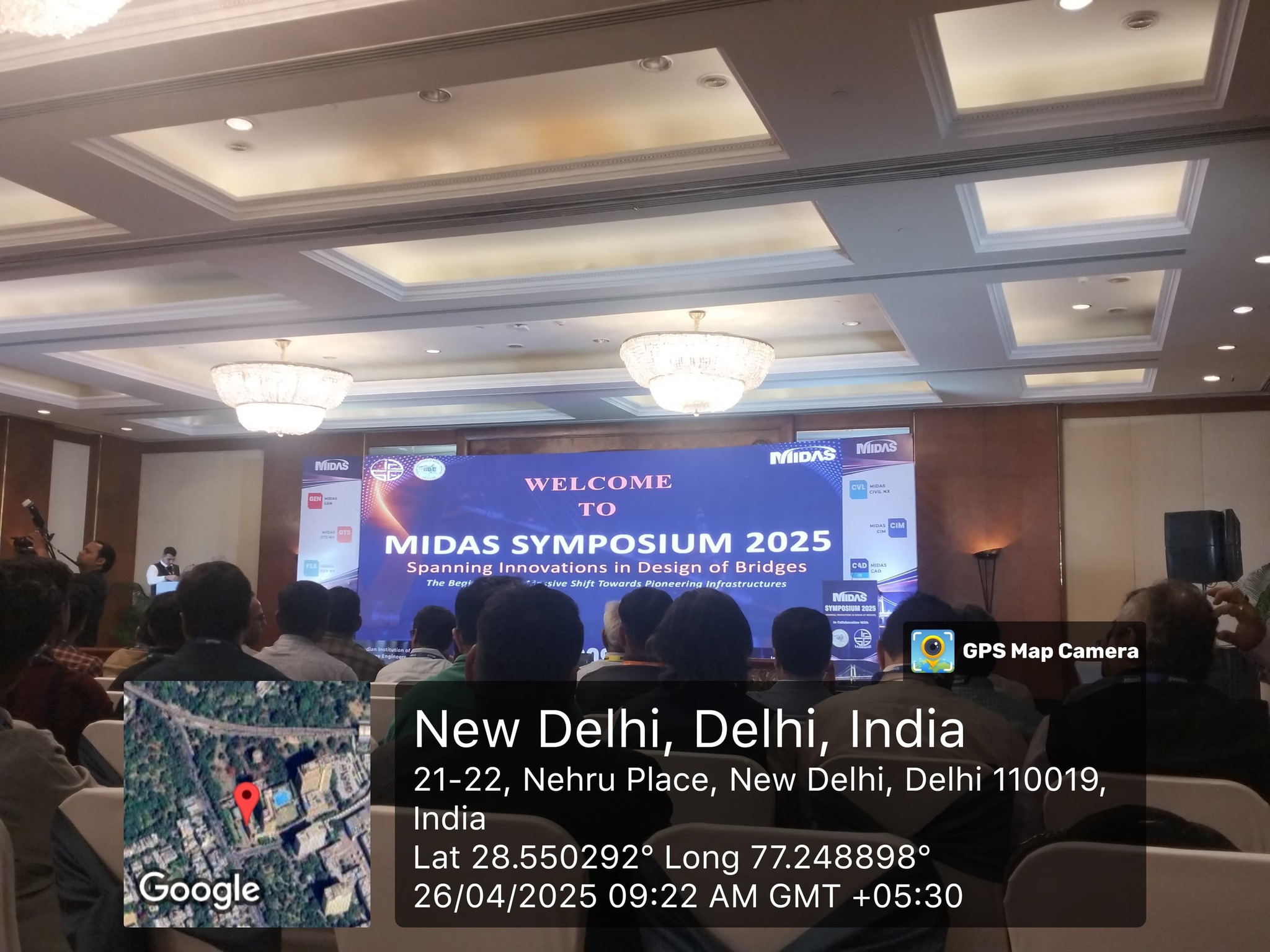 University of Engineering & Management (UEM), Jaipur proudly shares that Prof. Sougata Banerjee, Assistant Professor in the Department of Civil Engineering, had the honour of representing the university at the prestigious MIDAS Symposium 2025, held on Saturday, April 26th, 2025, at the EROS Hotel, New Delhi.