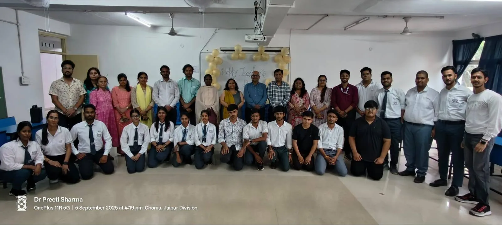 The School of Management at UEM Jaipur celebrated Teachers’ Day with immense love, respect, and gratitude for our faculty members.